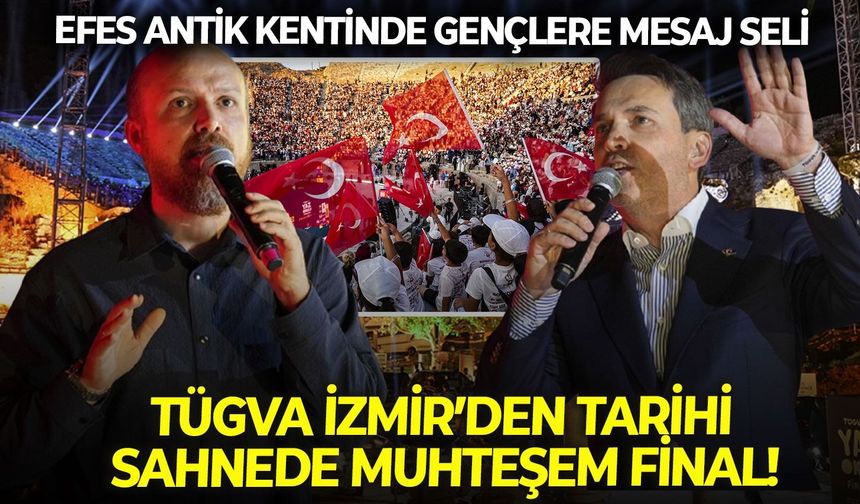 Efes Antik Kenti’nde gençlere mesaj seli: TÜGVA İzmir’den tarihi sahnede muhteşem final!