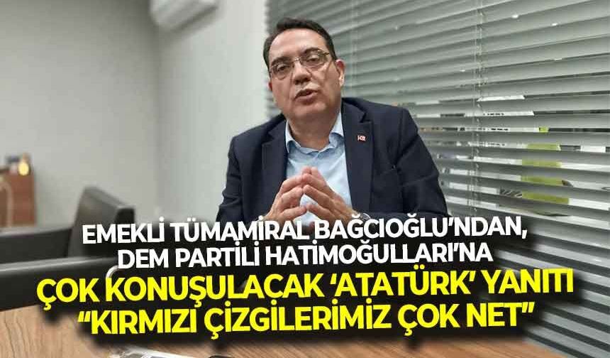 Yankı Bağcıoğlu’ndan, DEM Partili Hatimoğulları’na ‘Atatürk’ yanıtı: “Kırmızı çizgilerimiz çok net, geri kalan her şey teferruat”