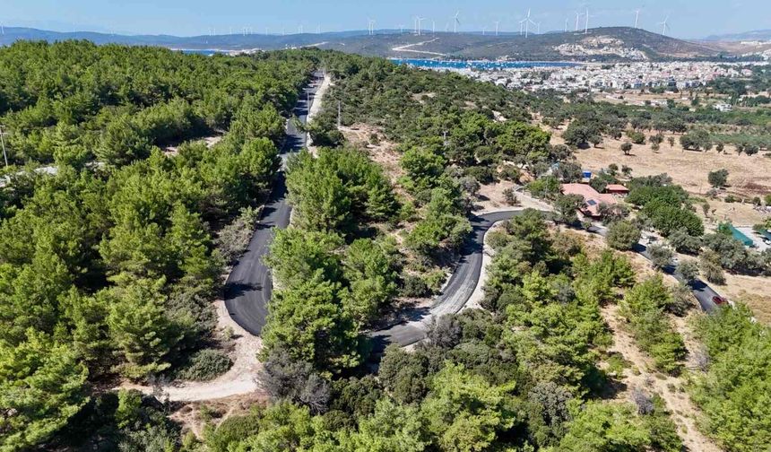 Seferihisar’da yollar yenileniyor! Teos Caddesi’nde asfalt mesaisi