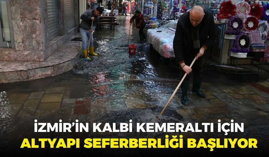 İzmir'in kalbi Kemeraltı için altyapı seferberliği... Muhtar Yıldırım detayları açıkladı: "Günü kurtarmak değil, geleceğe hazırlanmak istiyoruz"