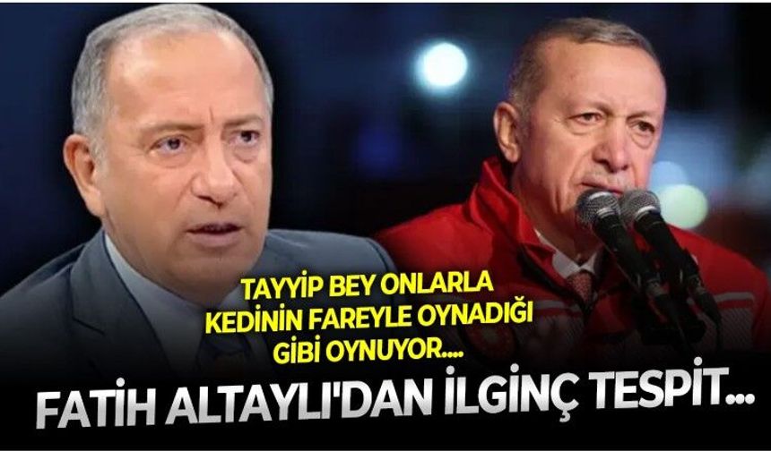 AK Parti'ye transfer olmak için sıraya giren muhaliflere Fatih Altaylı'dan kötü haber: Tayyip Bey sizinle kedinin fareyle oynadığı gibi oynuyor!