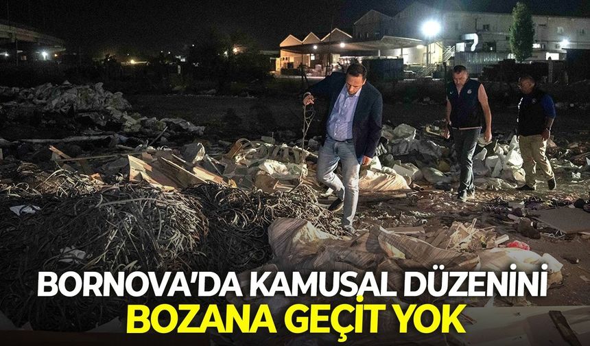 Bornova’da kamusal düzenini bozana geçit yok
