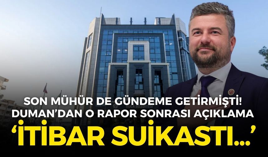 Son Mühür de gündeme getirmişti! Duman’dan o rapor sonrası açıklama: Bu bir itibar suikastıdır!