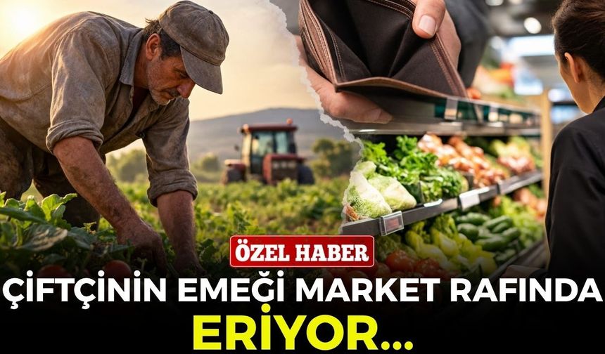 Çiftçinin emeği market rafında eriyor... Tarlada alın teri, tezgahta yüksek fiyat!