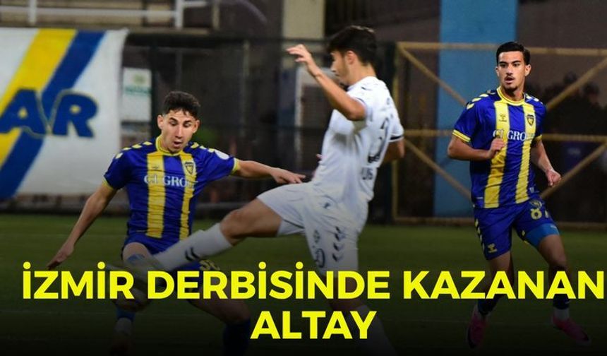 İzmir derbisinde kazanan Altay