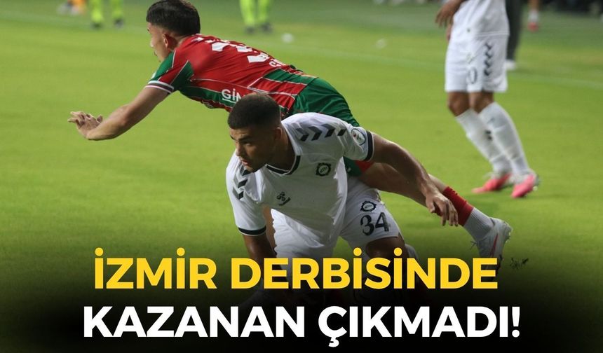İzmir derbisinde kazanan çıkmadı: Karşıyaka ve Altay 1-1 berabere