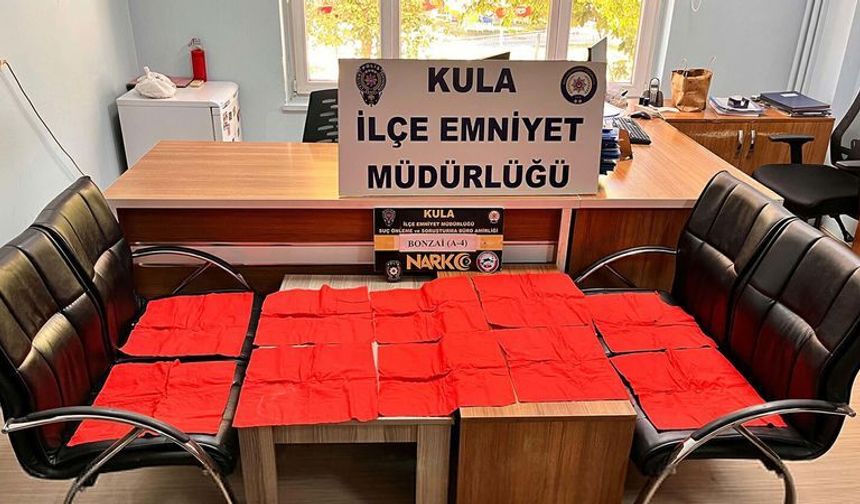 Kula’da 65 bin içimlik bonzai ele geçirildi