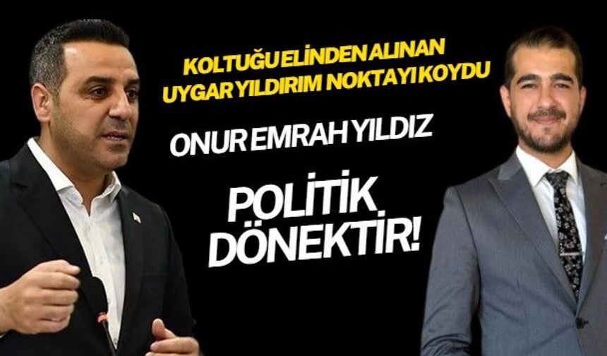 Çiğli'den yükselen isyan! Uygar Yıldırım, yerine tercih edilen çiçeği burnunda AK Partili Onur Emrah Yıldız'a seslendi: Politik dönek!