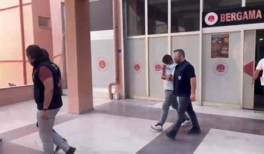 Bergama'da polisin dikkatinden kaçamadılar! İki tutuklu