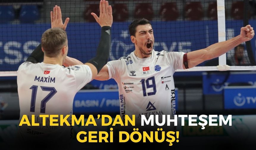 Altekma’dan muhteşem geri dönüş! Spor Toto’yu devirdi