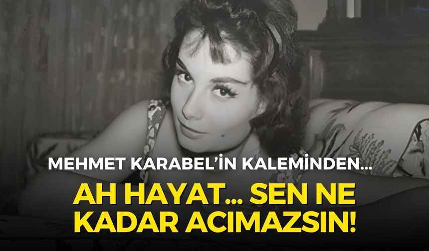 AH HAYAT, SEN NE KADAR ACIMAZSIN!