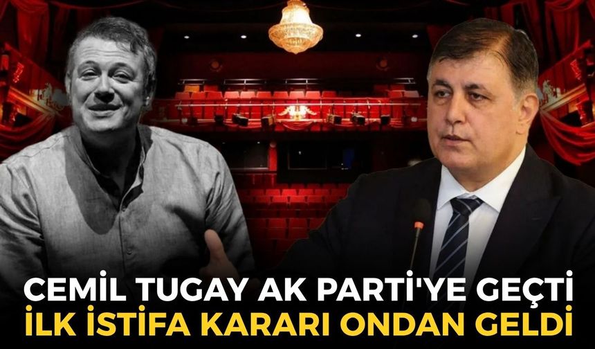 Cemil Tugay AK Parti'ye geçti, ilk istifa kararı ondan geldi: Şiirle duyurdu!