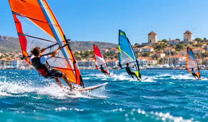 Çeşme’de rüzgarın genç şampiyonları sahnede: Alaçatı Wind Fest 2026 başladı!