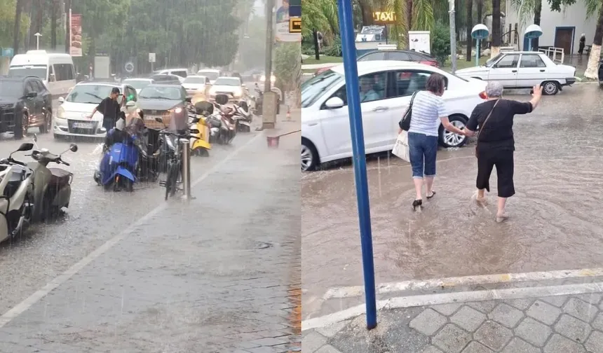 Halk Evi’ni su bastı, vatandaşlar mahsur kaldı!