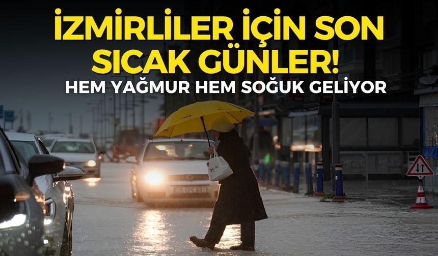 İzmir'in 5 günlük hava tablosu şekillendi: Hafta sonu sakin, yeni haftada sağanak var