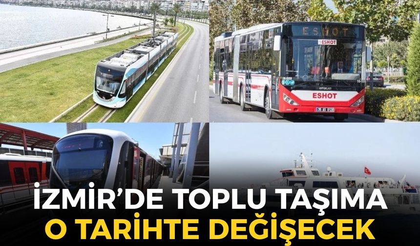 İzmirliler dikkat! Toplu taşımaya bayram düzenlemesi yapılacak: İşte o seferler!