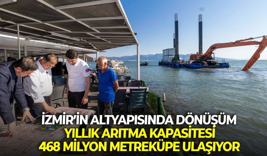 İzmir’in altyapısında dönüşüm: Yıllık arıtma kapasitesi 468 Milyon metreküpe ulaşıyor