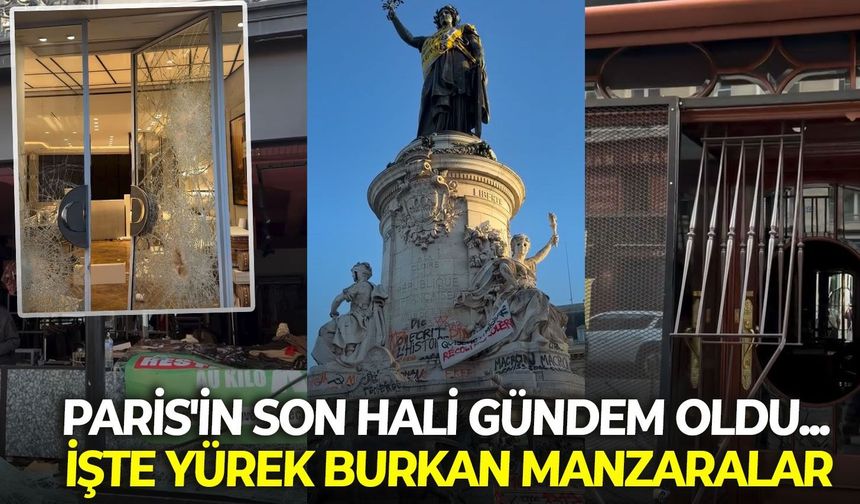 Paris'in son hali gündem oldu... İşte yürek burkan manzaralar