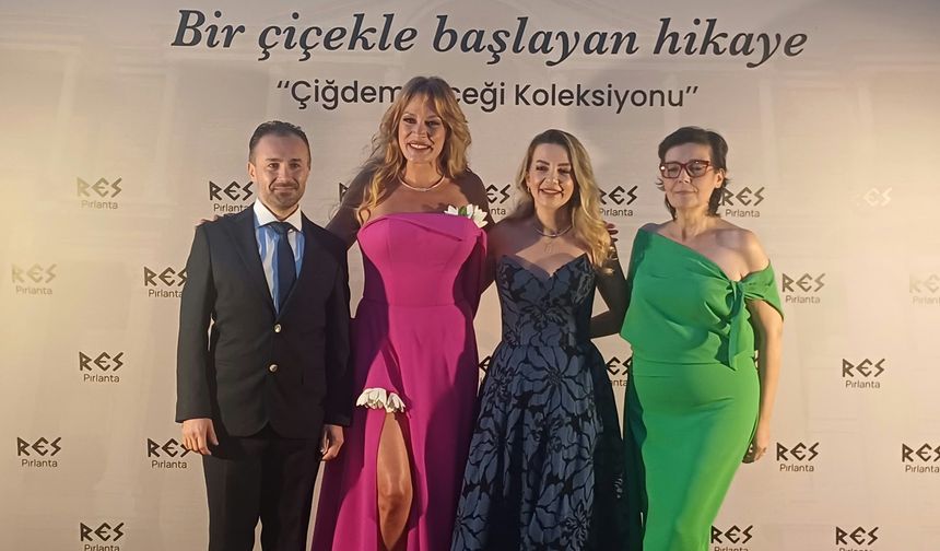 RES Pırlanta’nın ilk koleksiyonu Sardes’te tanıtıldı: İlhamı çiğdem çiçeği!
