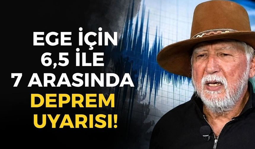 Şener Üşümezsoy’dan Ege için korkutan deprem uyarısı: "6,5 ile 7 arasında...''