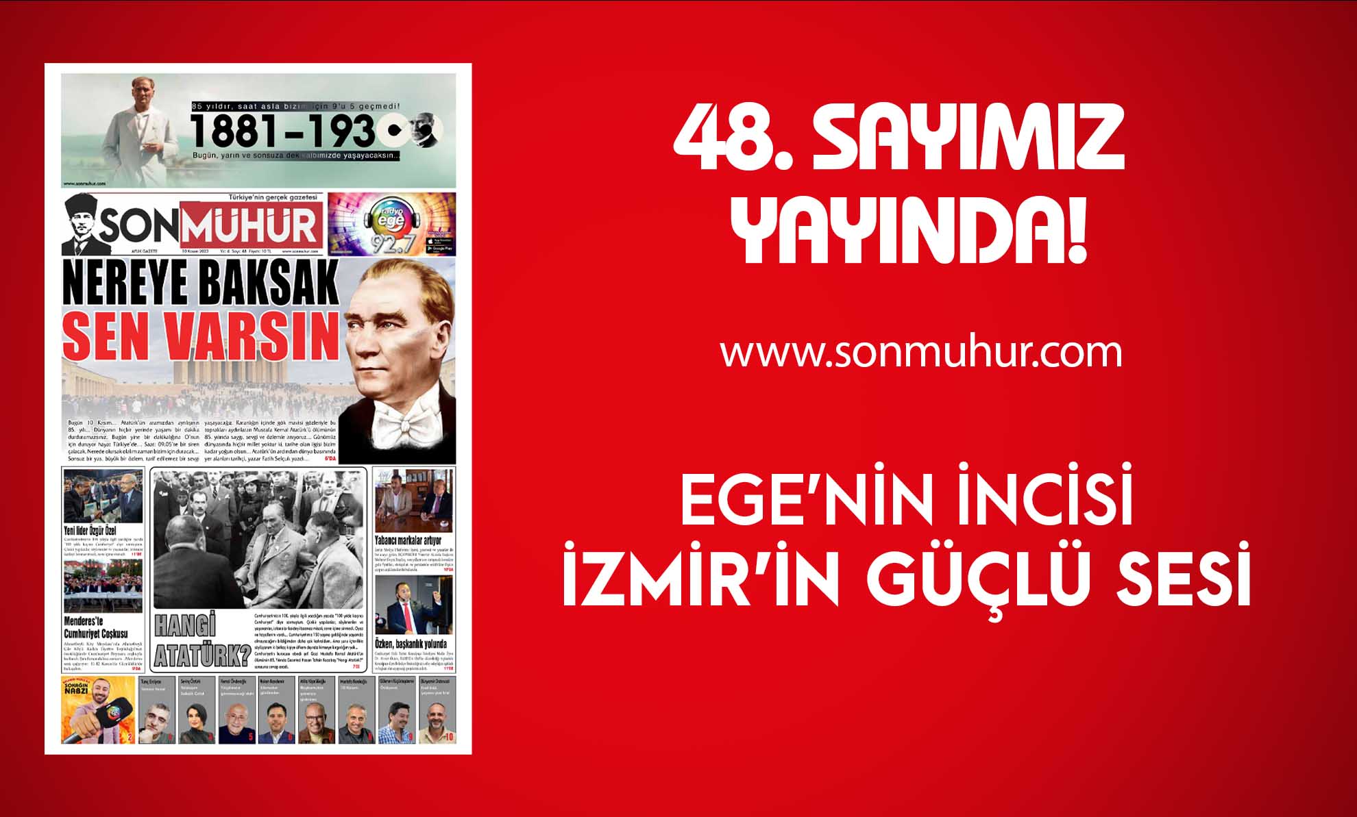 Son Mühür Gazetesi 10 Kasım Özel Sayısı Yayında!