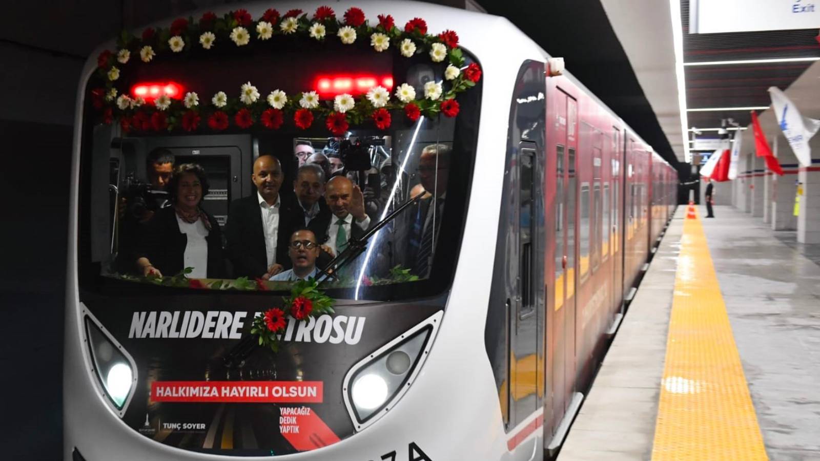 İzmir Narlıdere metrosu açıldı