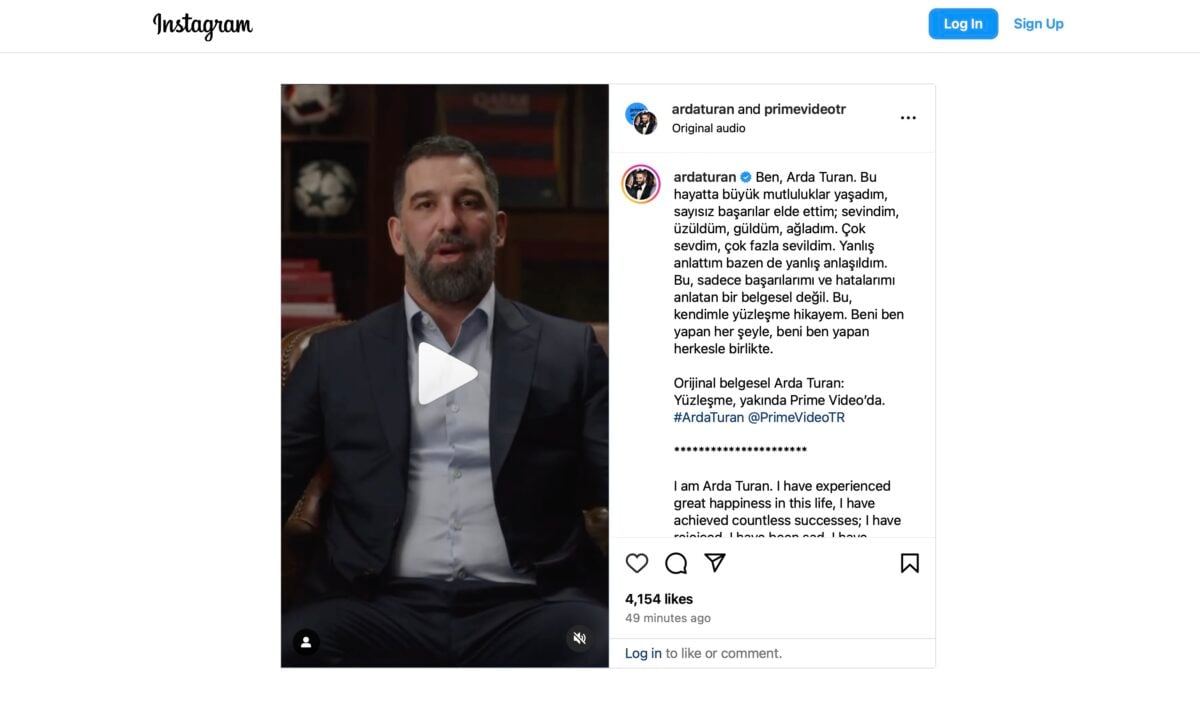 Arda Turan Belgesel 1. Foto