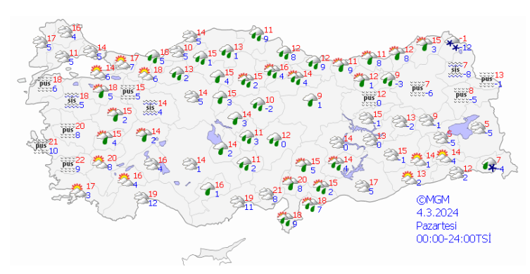 Hafta ortasından itibaren hava sıcaklığı düşecek