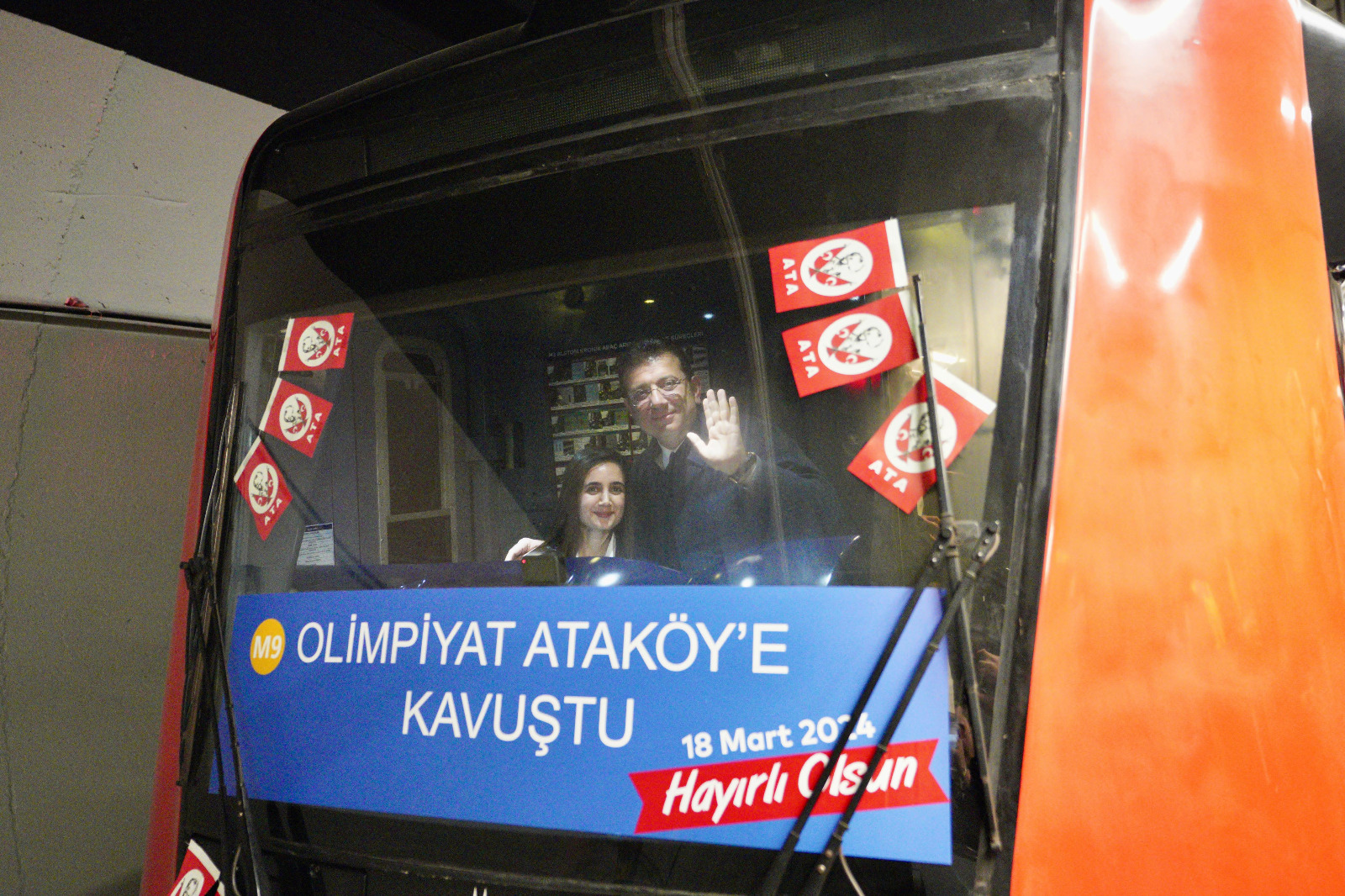 Ekrem Imamoğlu Metro Açılışı