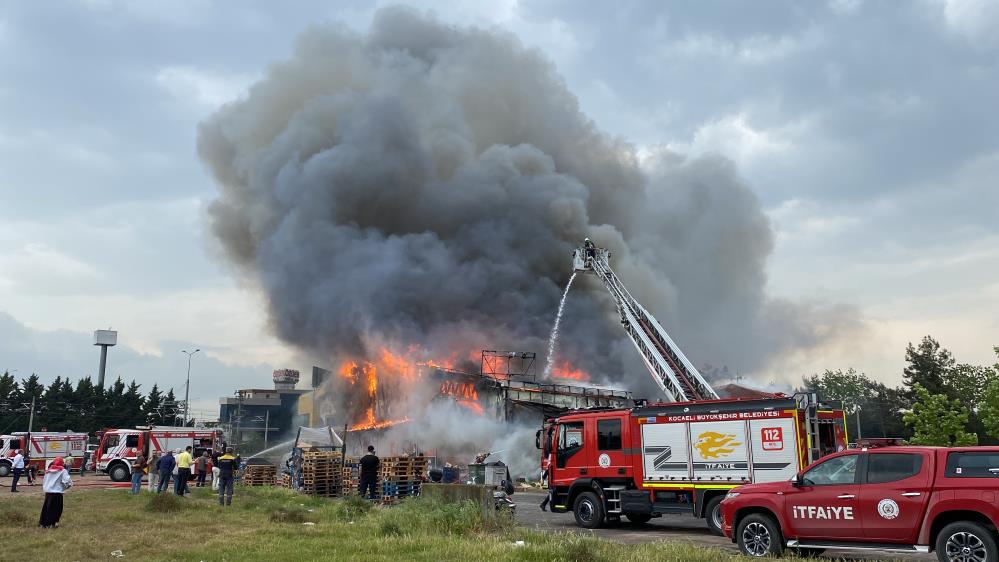 30 araç ve 85 personelle ekiplerin yangına müdahalesi sürüyor