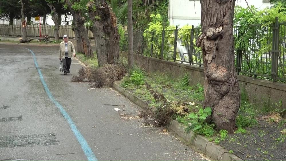 Ada sakinlerinden tepki