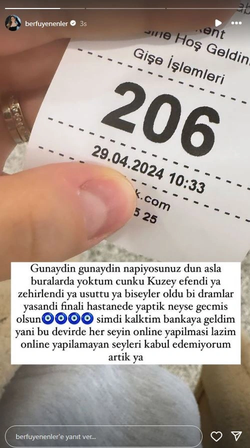 BERFU YENENLER'DEN AÇIKLAMA