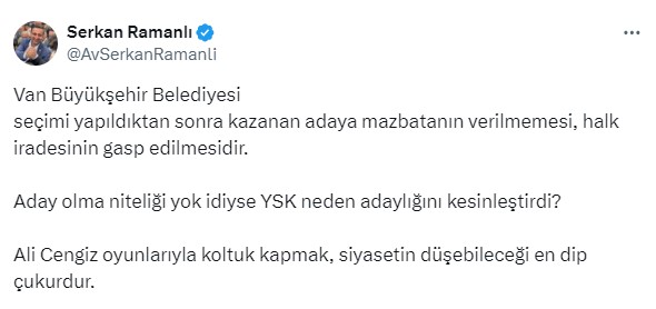 Cübbeli Ahmet Hoca Tweetü