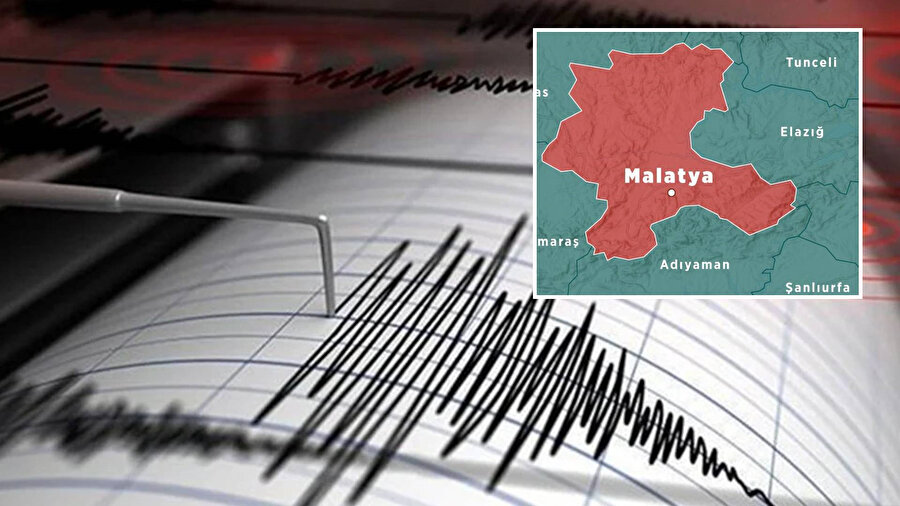 Malatya merkezli ve çevre illerden de hissedilen 4.5 büyüklüğünde deprem 