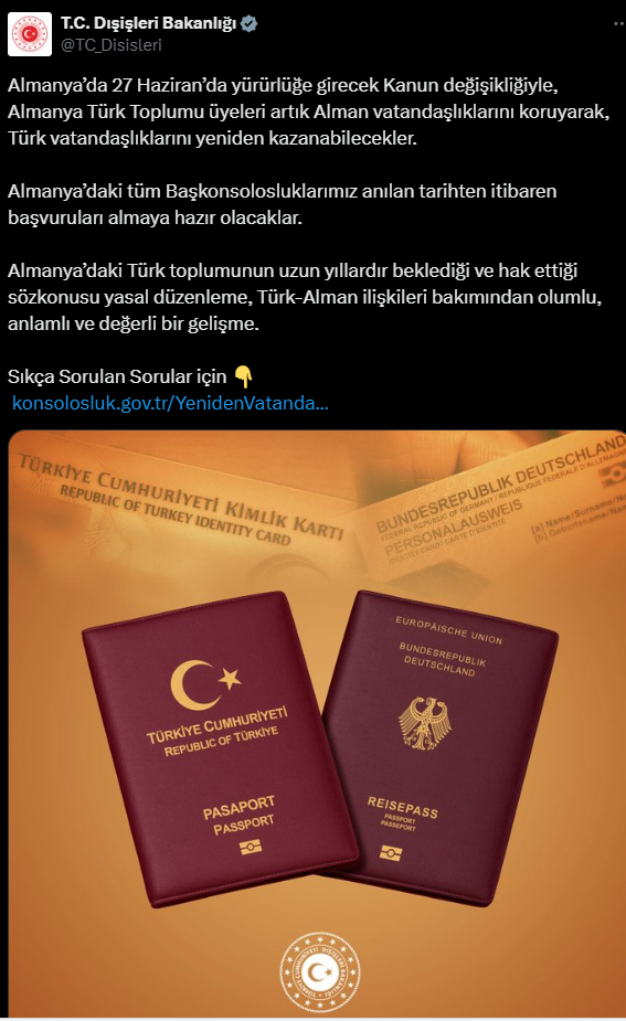 Bakanlıktan Yapılan Açıklama