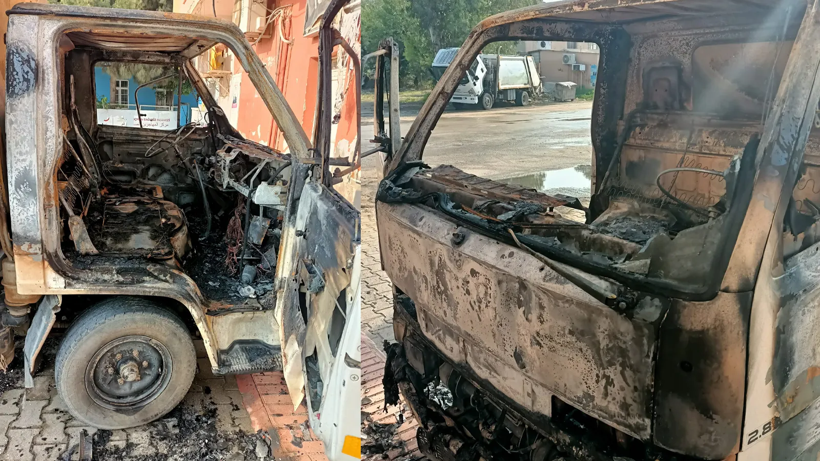 Adanada Belediye Hizmet Binasina Saldiri 2 Arac Kundaklandi N7Rb