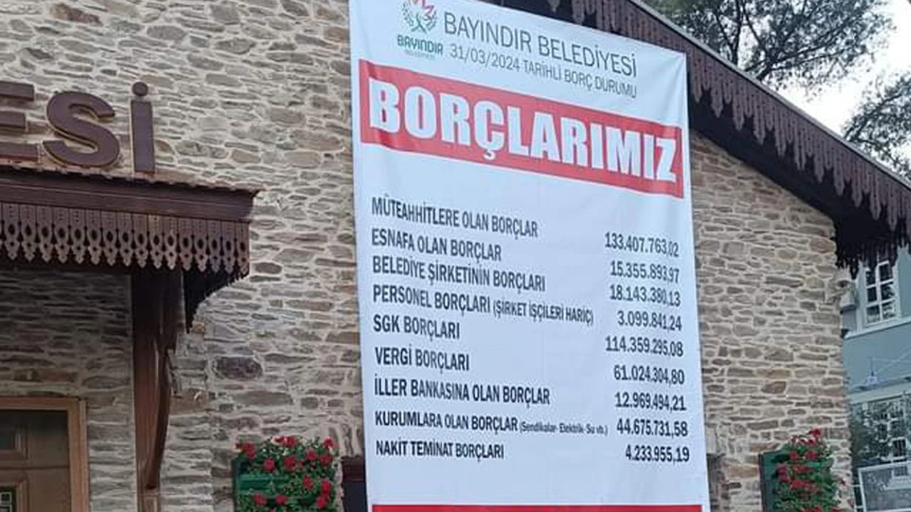 Bayındır Belediyesi Borcu