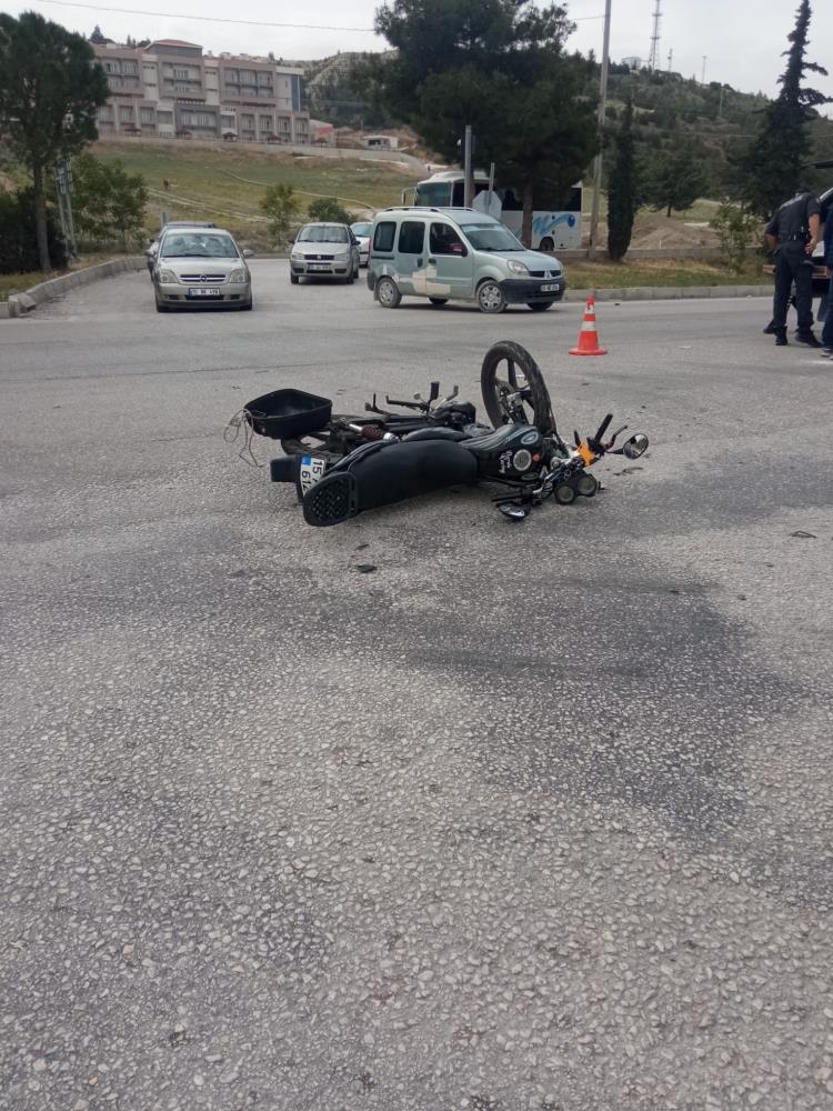 Yaşar Musa Y.(24) idaresindeki 15 ABN 612 plakalı motosiklet