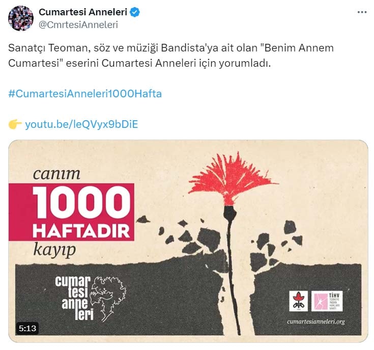 1000. haftada da adalet çığlığı: 