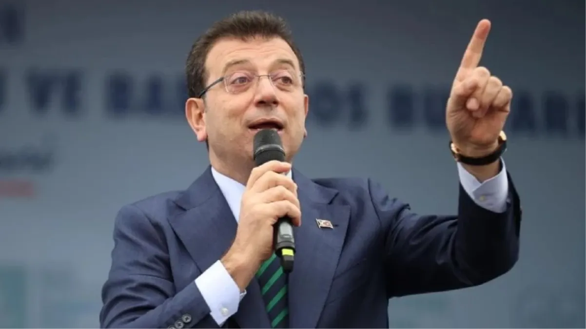 İmamoğlu ''Bozbey o yanlışı düzeltecek'' dedi