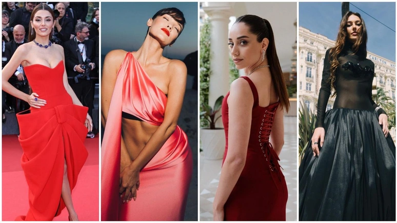 Bu yıl 77. kez düzenlenen Cannes Film Festivali'ne Türkiye'den birçok ünlü isim katıldı. Özge Özacar, Hande Erçel, Pınar Deniz, Birce Akalay, Dilan Çiçek Deniz, Meryem Uzerli, İdil Fırat, Şükrü Özyıldız ve Sibil Çetinkaya gibi tanınmış isimler, festivalde bir araya geldi ve adeta şıklık yarışına girdi