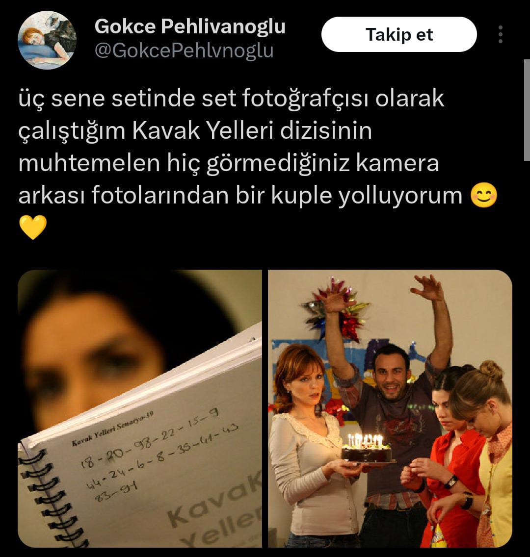 'Hiç görmediğiniz kamera arkası fotoğraflar'