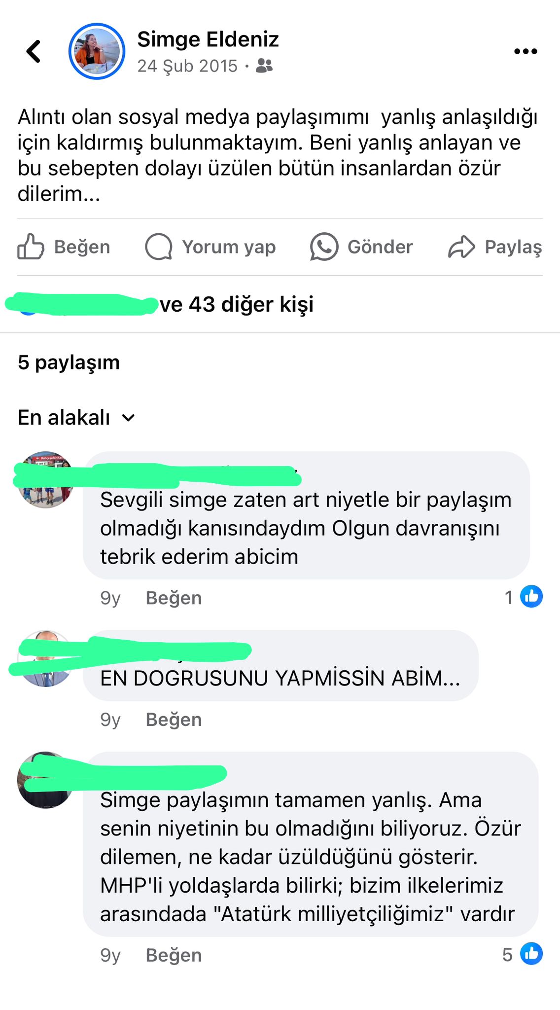 İşte ortamı yumuşatan ikinci mesaj...