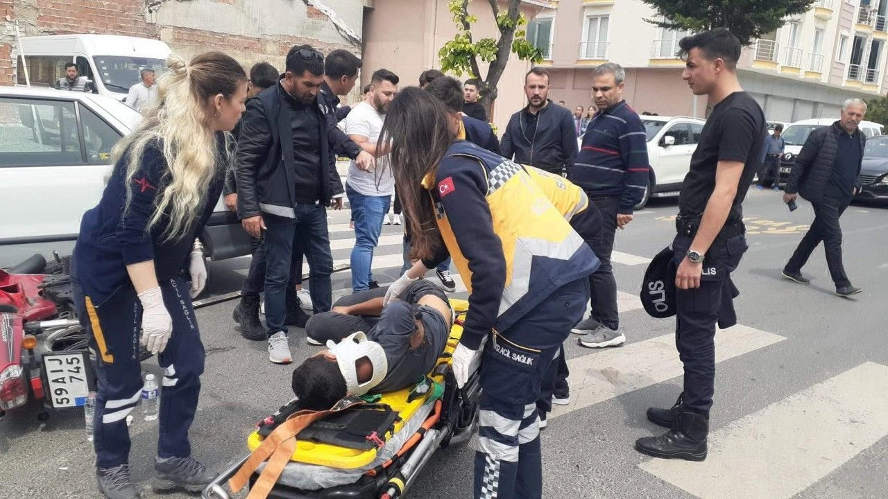 Yaralılar, ilk müdahalenin ardından Saray Devlet Hastanesi'ne kaldırıldı