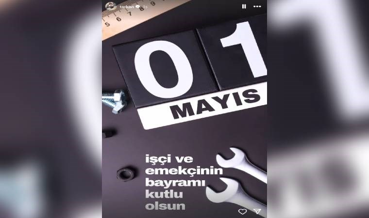 Tarkan 1 Mayıs Paylaşımı
