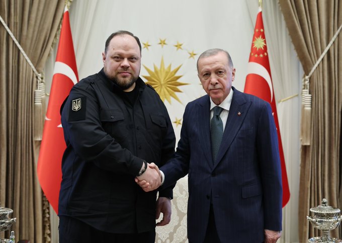 Erdoğan ve Stefanchuk bir araya geld