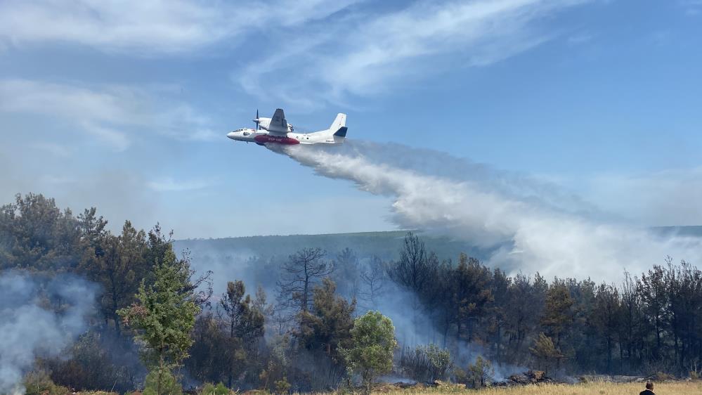 Çanakkale Eceabat'ta orman yangını: Hava ve kara müdahalesi devam ediyor!