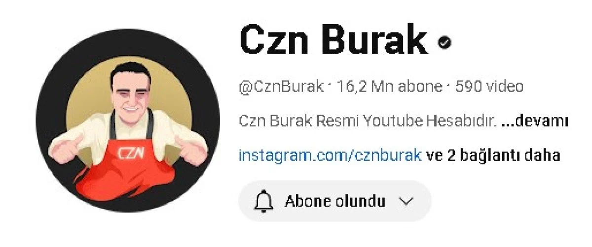 Czn Burak Youtubeda Rekor Kirdi 162 Milyon Aboneyle Zirveye Yukseldi1