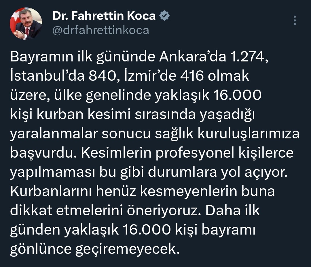 16.000 kişi bayramı gönlünce geçiremeyecek