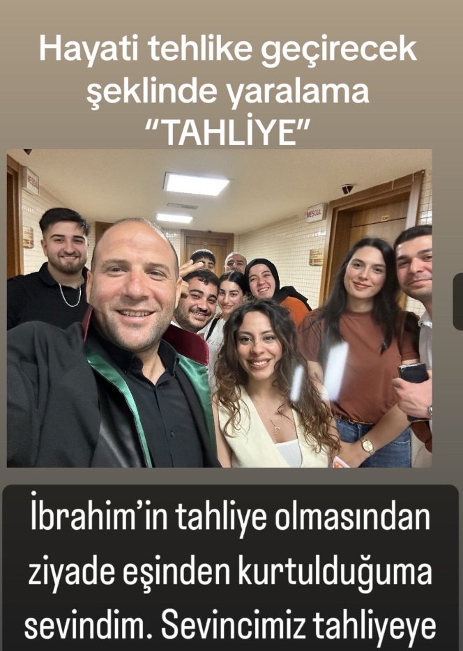 Hayati tehlike geçirecek şekilde yaralama  "Tahliye"